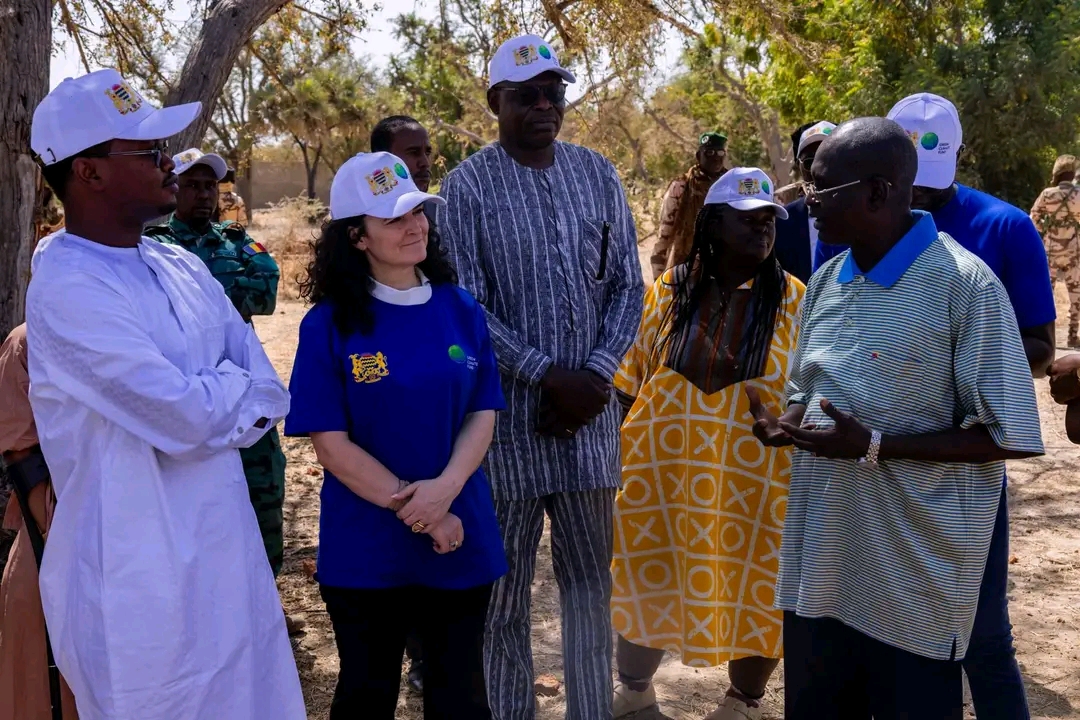 Visite conjointe du ministre de l’Environnement et de la Directrice du Fonds Vert Climat à la ferme agricole de Zafaye