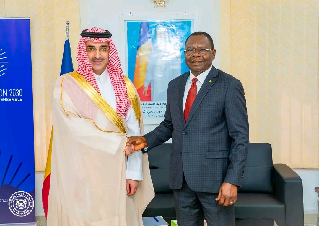 Coopération Tchad–Arabie saoudite : le Premier ministre reçoit le PDG du Fonds saoudien pour le développement