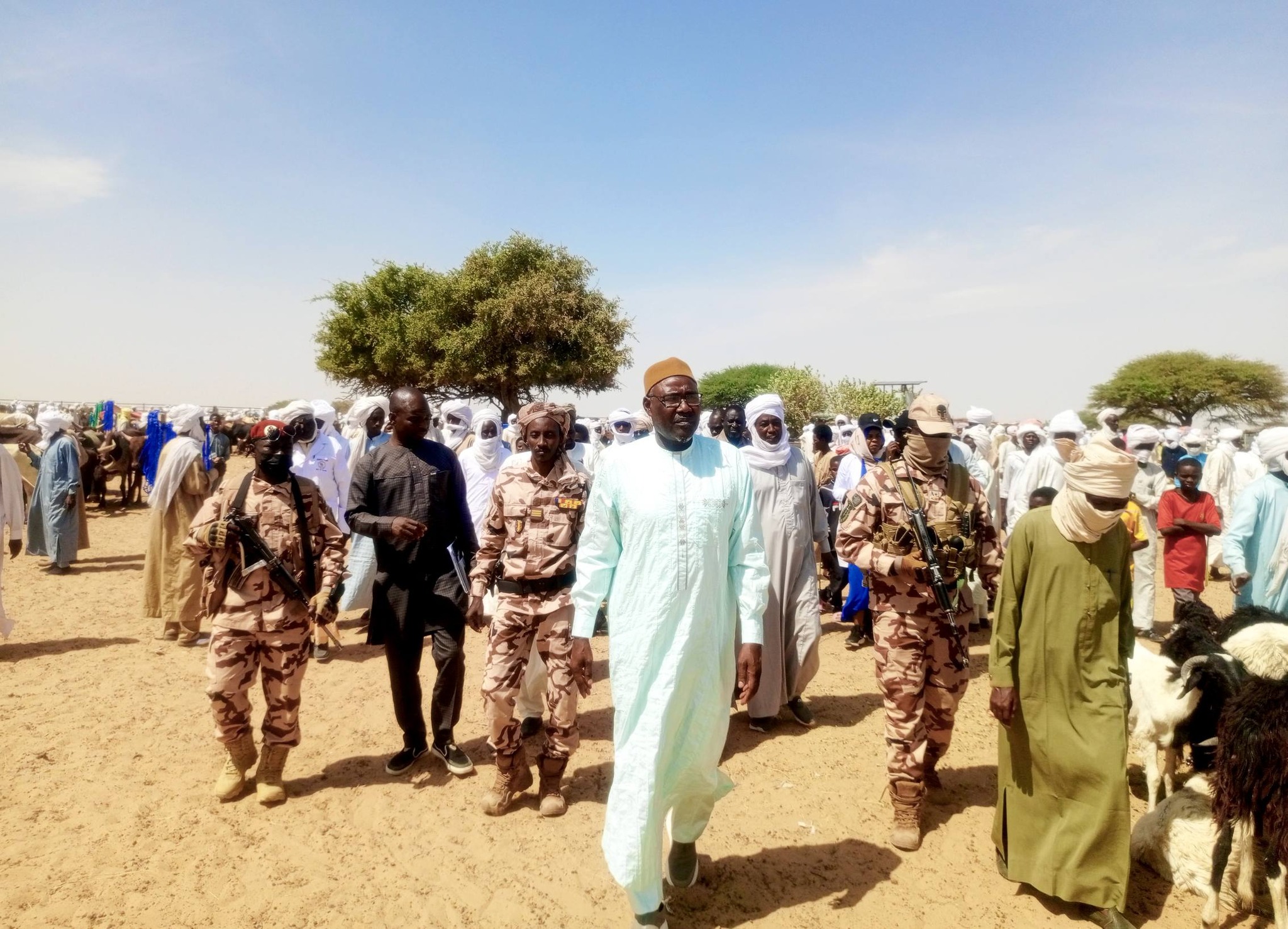 Moussoro : le Ministre de l’Élevage sensibilise les éleveurs sur la vaccination et la lutte contre les tiques