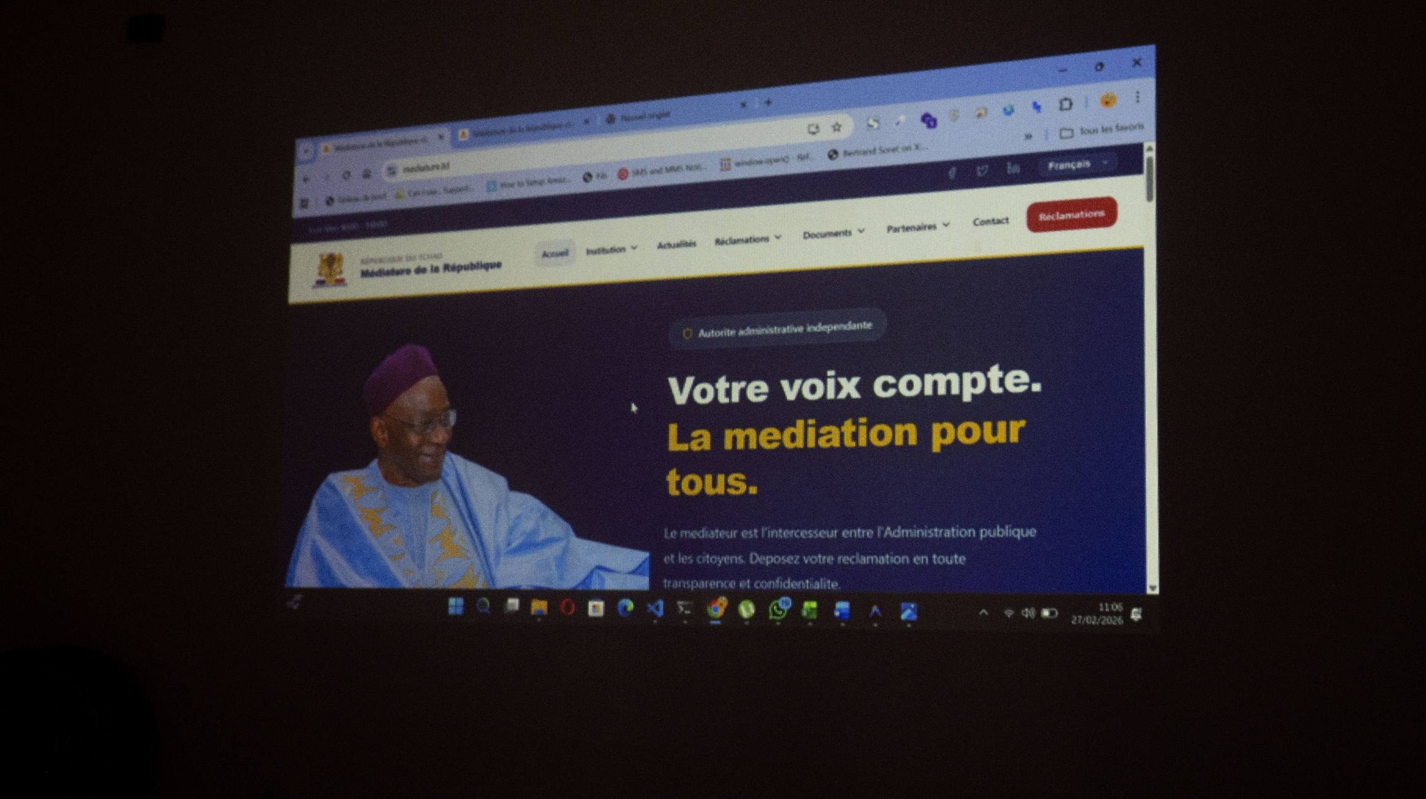 Tchad : la Médiature de la République lance officiellement son site web