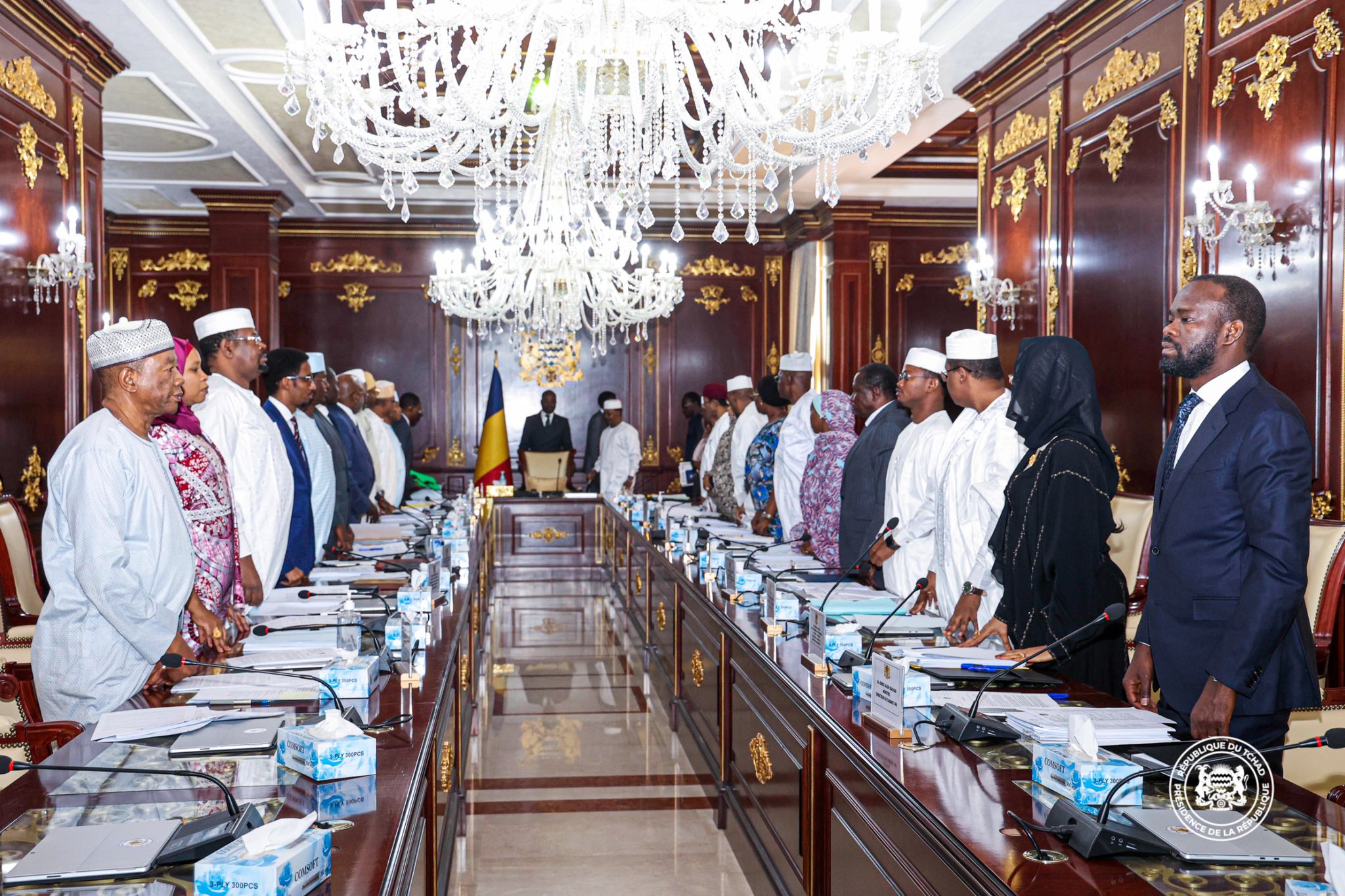 Conseil des ministres : six textes examinés sous la présidence de Mahamat Idriss Déby Itno