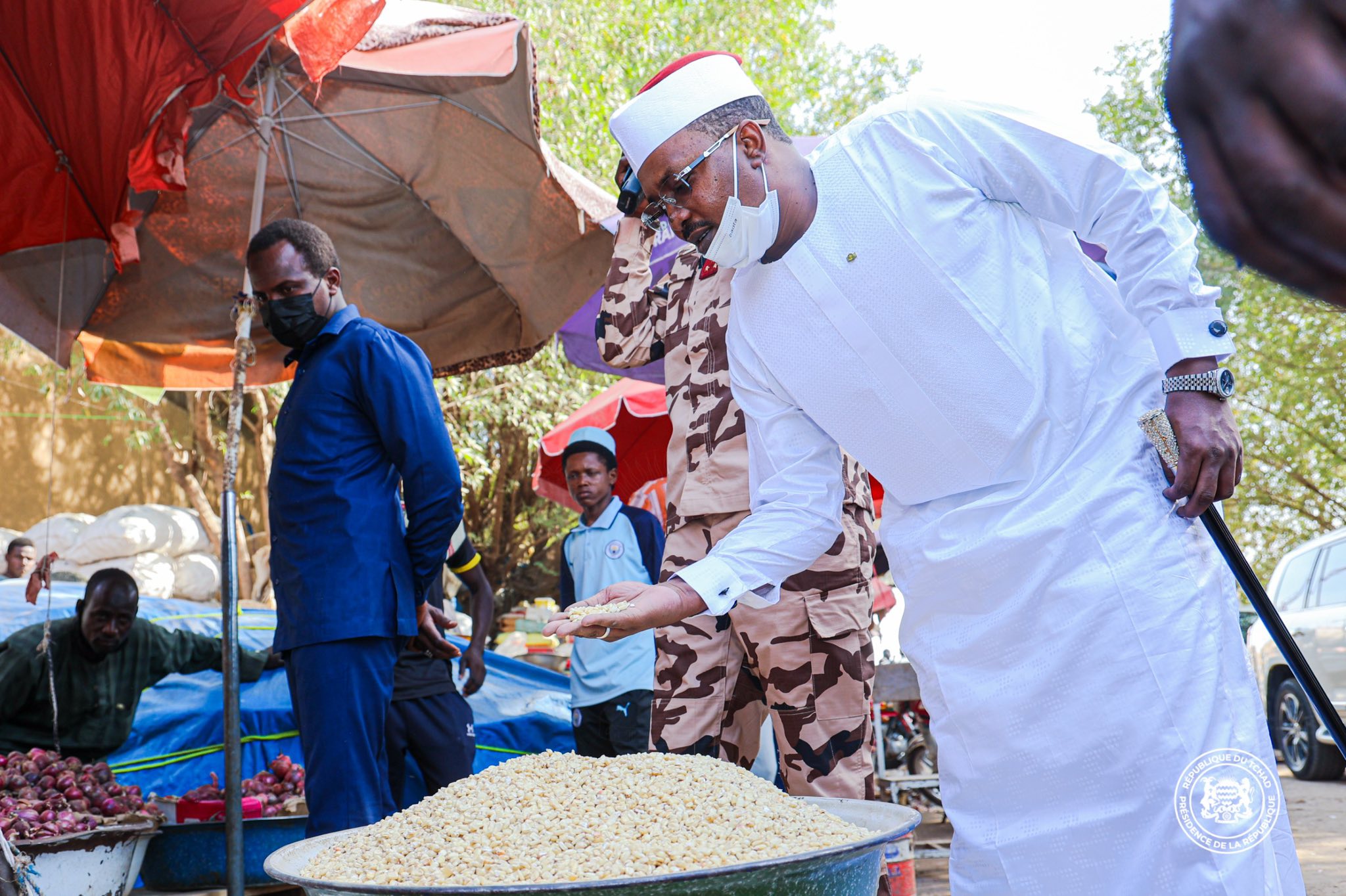 Tchad : l’UNC-MPS salue la visite surprise du Président Mahamat Idriss Déby Itno dans les marchés de N’Djamena