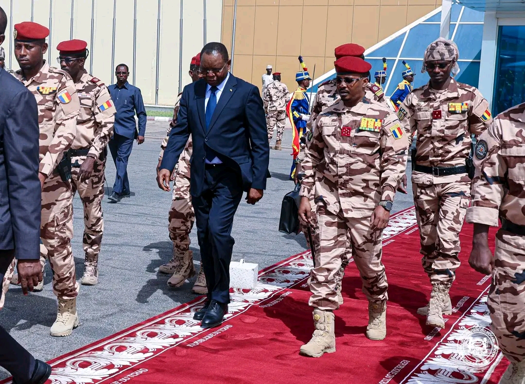 Le Maréchal Mahamat Idriss Déby Itno en déplacement au Wadi-Fira