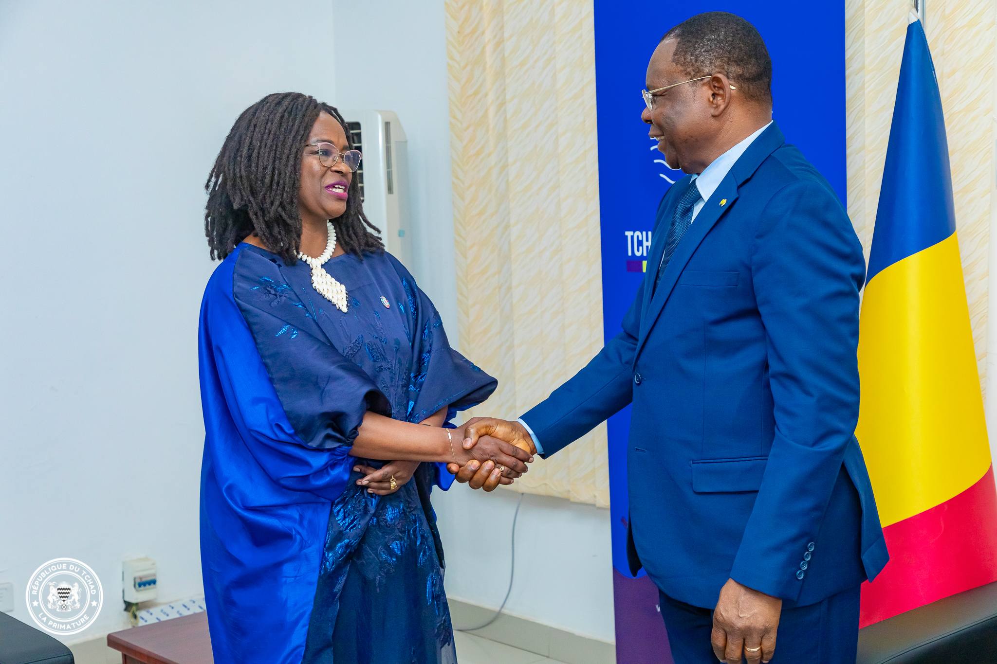 Tchad : le Premier ministre reçoit la représentante de l’ONUSIDA en fin de mission