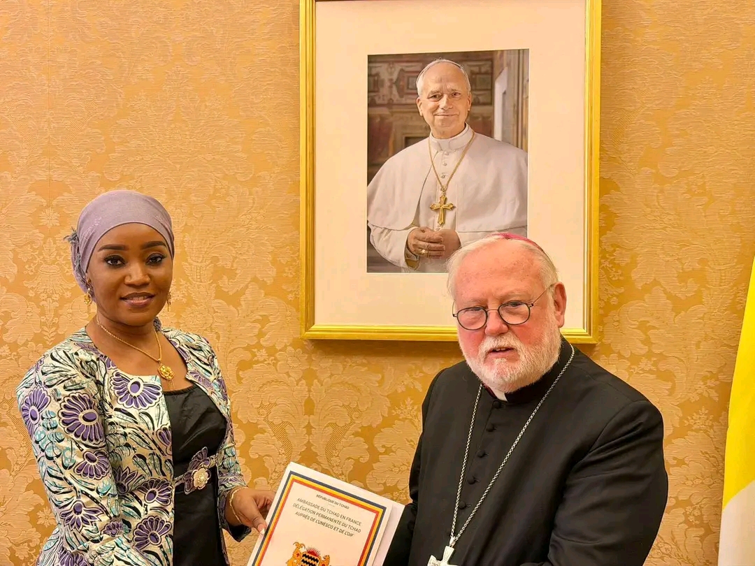 Vatican : l’ambassadrice du Tchad présente les copies figurées de ses Lettres de créance