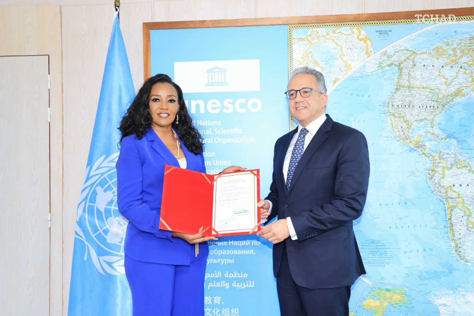 UNESCO : Mme Amina Priscille Longoh devient la première femme Déléguée permanente du Tchad