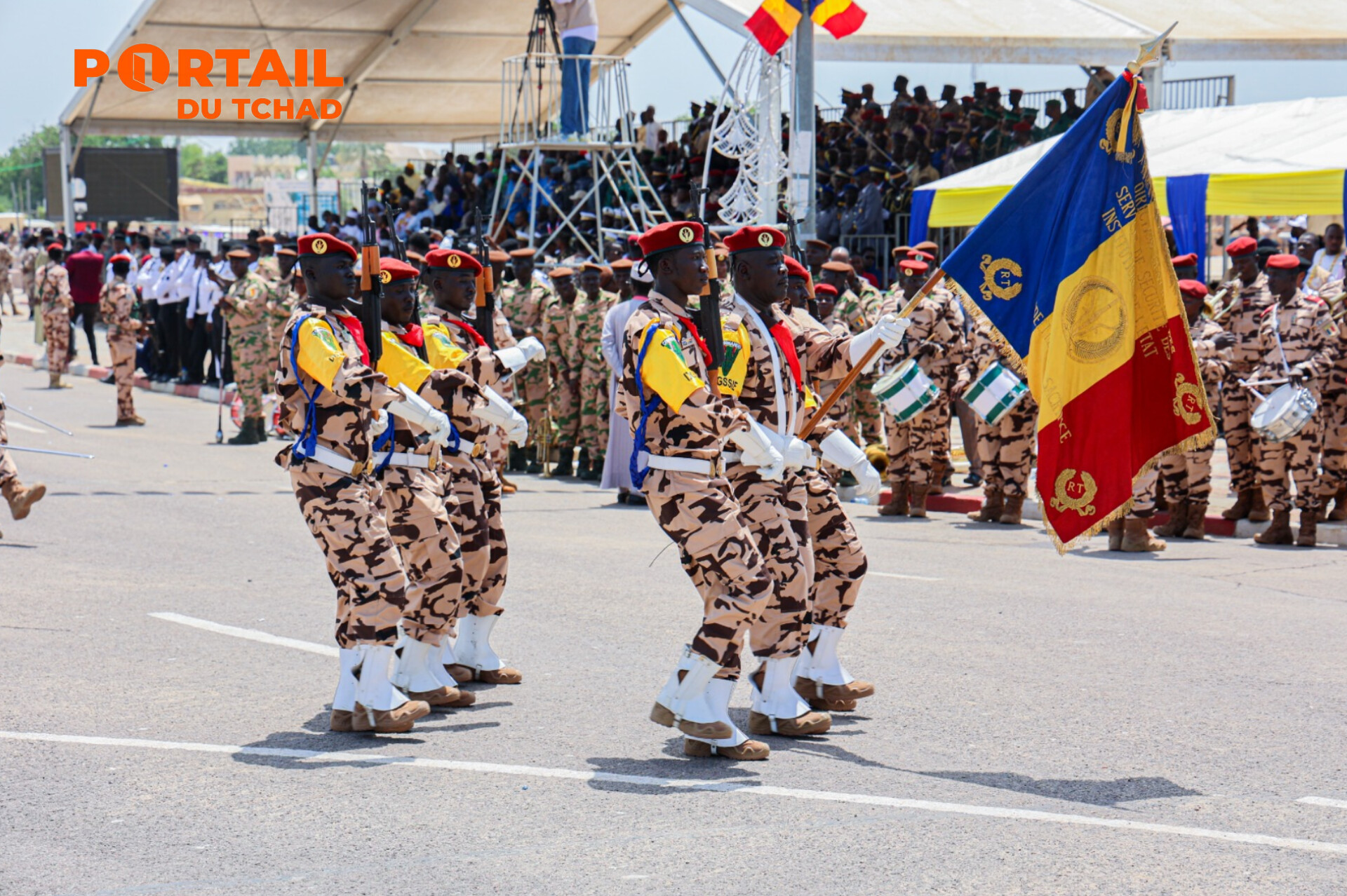 Fête de l’Indépendance : les forces de défense et de sécurité défilent à N’Djamena