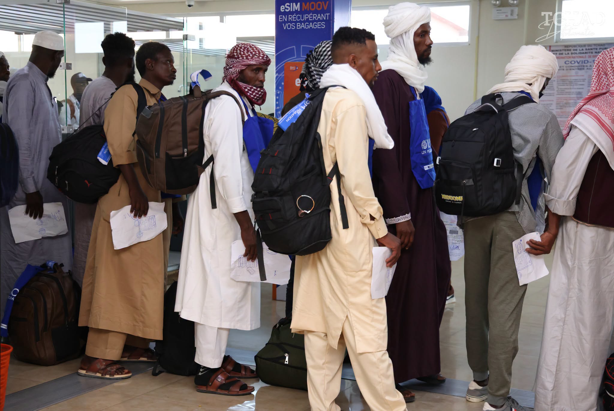 156 Tchadiens regagnent le pays après un retour volontaire de Libye