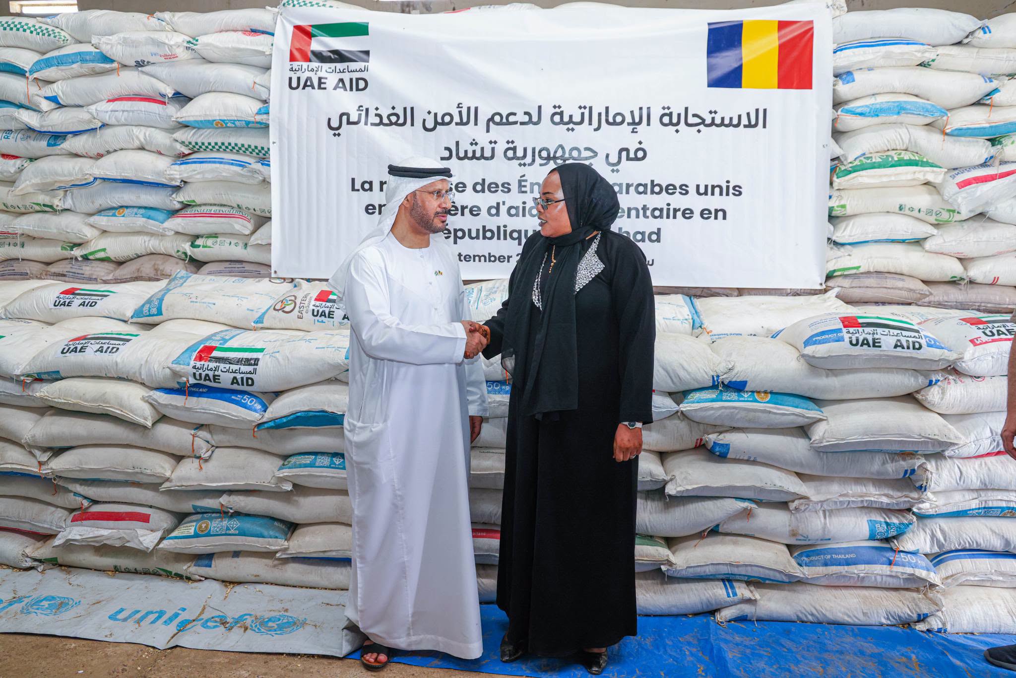 Sécheresse : les Émirats arabes unis offrent 3 000 tonnes de vivres au Tchad