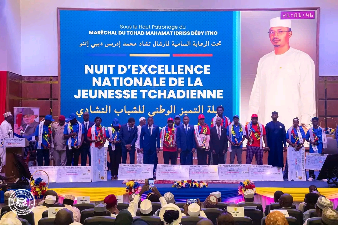 2ème édition du Prix d’Excellence Nationale de la Jeunesse Tchadienne : 10 jeunes honorés par la République