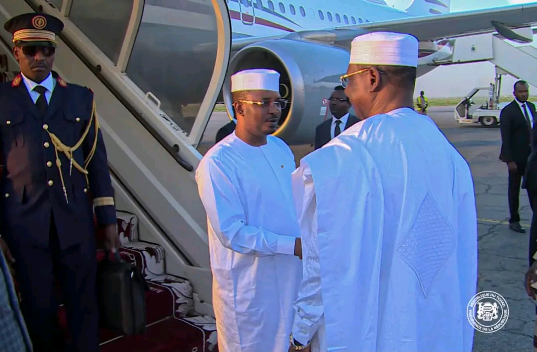 Tchad :&nbsp; le Président Mahamat Idriss Déby Itno de retour à N’Djaména après une visite de travail à Paris