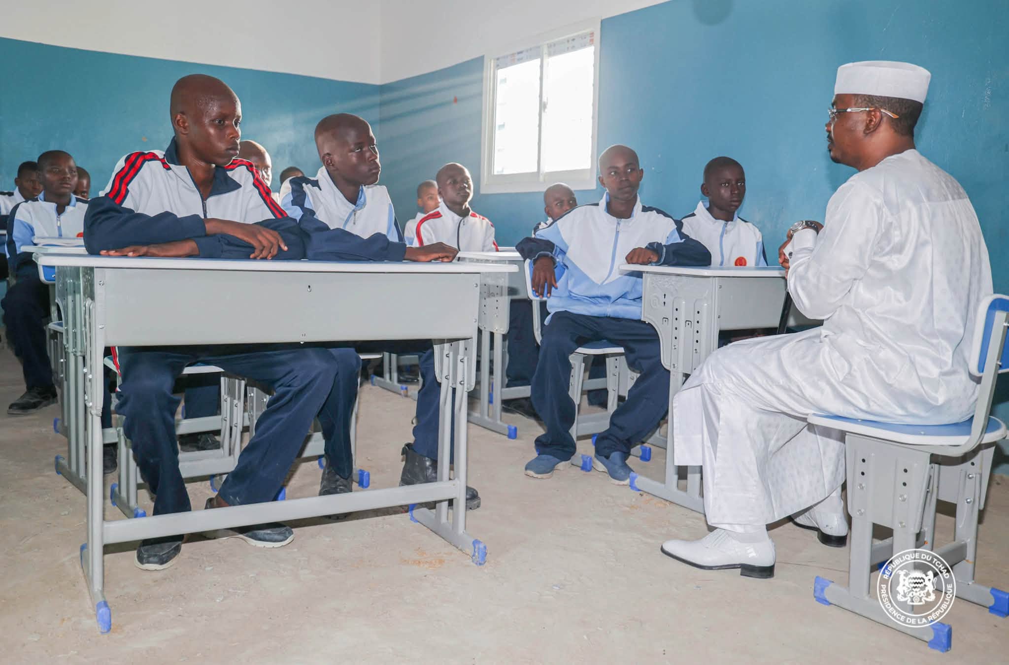 Tchad : Le Maréchal Mahamat Idriss Déby Itno effectue une visite inopinée à l’École des Enfants de Troupe