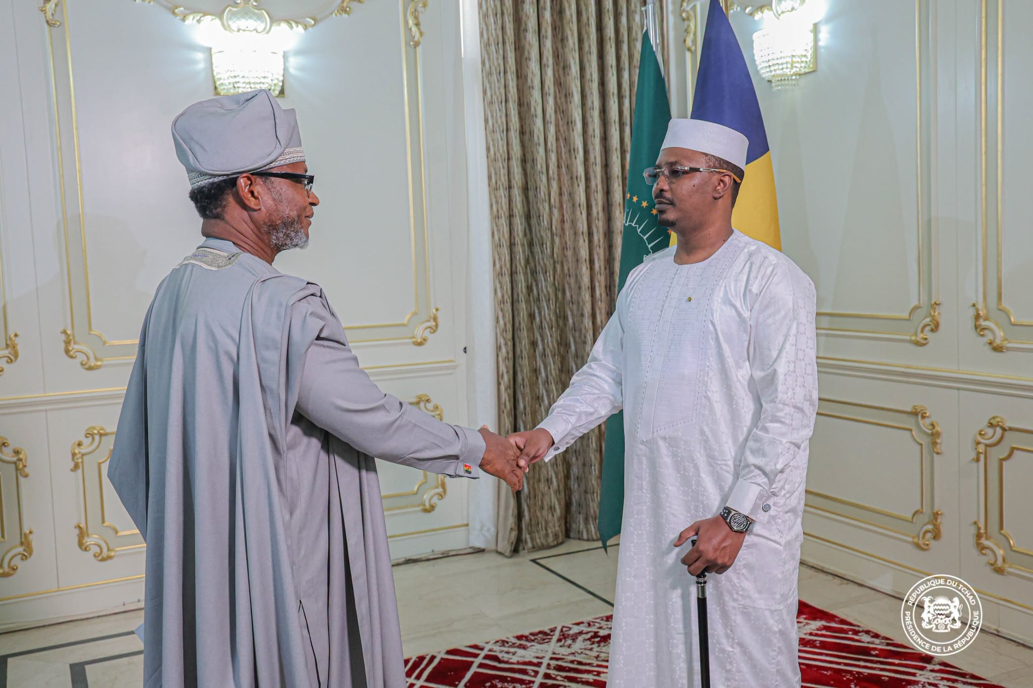 Tchad : cinq nouveaux ambassadeurs présentent leurs lettres de créance au Maréchal Mahamat Idriss Déby Itno